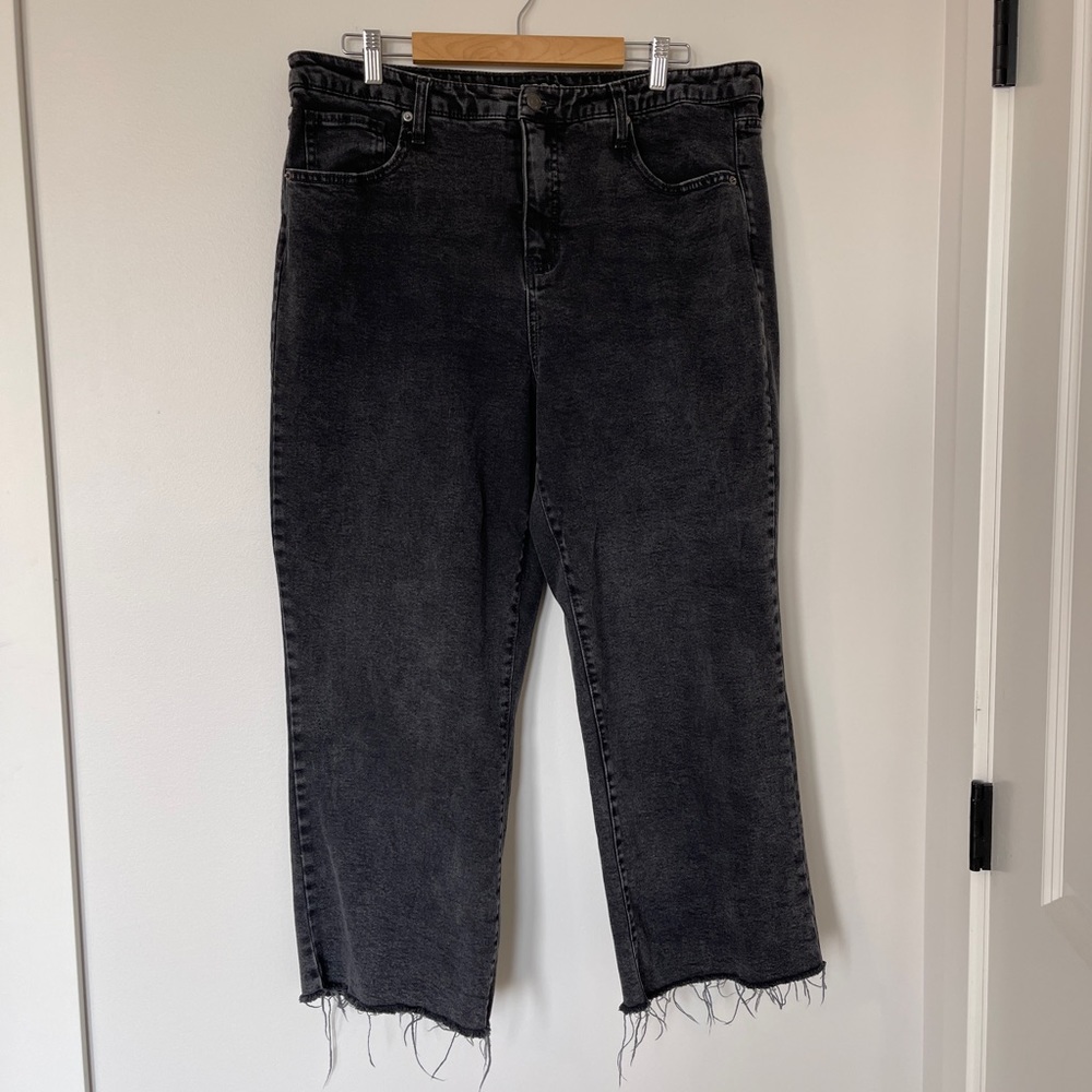 Women’s Plus Size Wild Fable Black Boyfriend Jeans